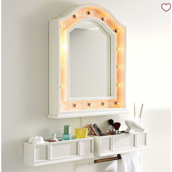 Pottery Barn Teen Hannah Beauty Hair Accessories Organizer Shelve - Picture 14 of 16